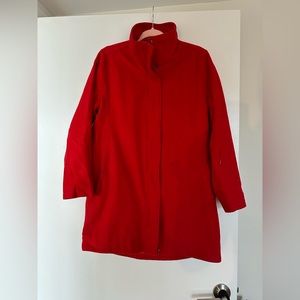 Pendleton wool coat, mid-thigh length, size small